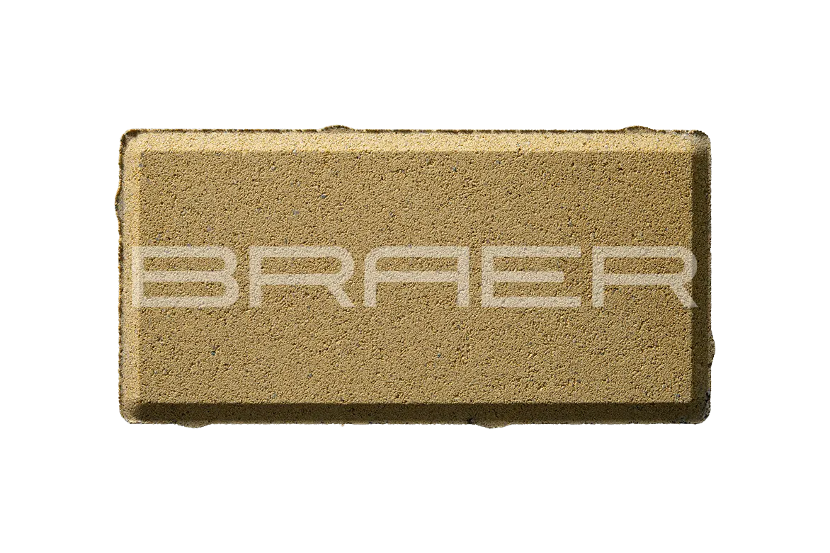 Тротуарная плитка Прямоугольник, Жёлтый, 60 мм Тротуарная плитка Прямоугольник, Жёлтый, 60 мм