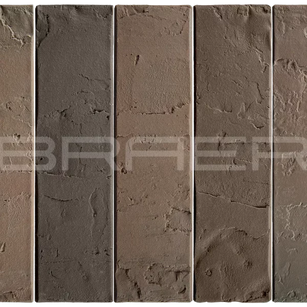 Облицовочный кирпич БРАЕР кладка Мокко, терра, 1 НФ