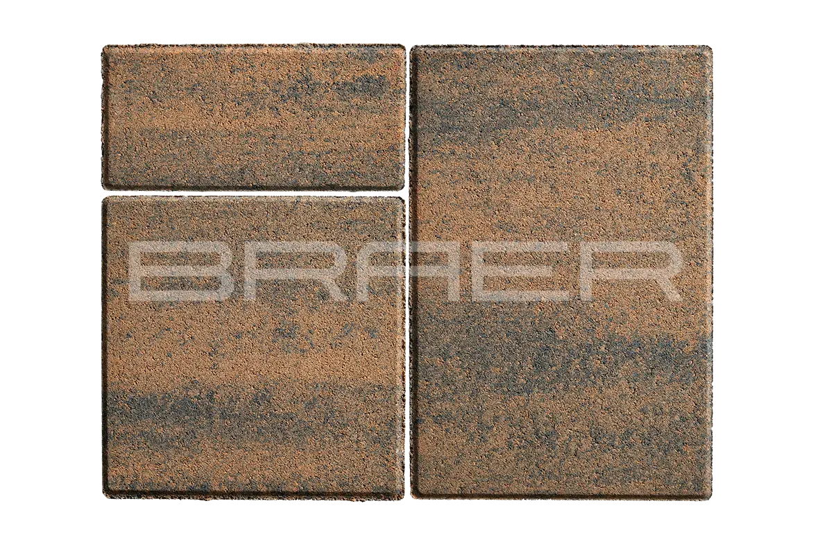 Тротуарная плитка Старый город Ландхаус, Color Mix Техас, 80 мм Тротуарная плитка Старый город Ландхаус, Color Mix Техас, 80 мм