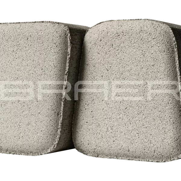 Тротуарная плитка Классико круговая, Белый, 60 мм