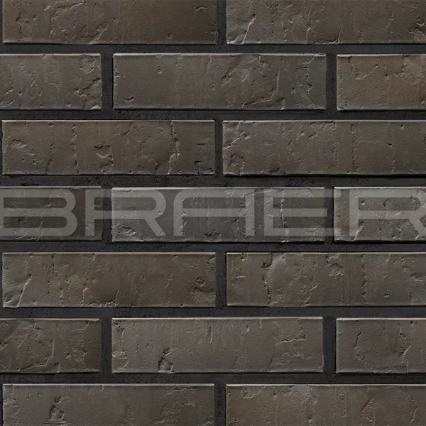 Облицовочный кирпич БРАЕР кладка Нуар, терра, 0,7 НФ