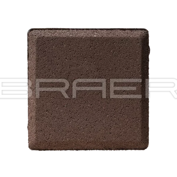 Тротуарная плитка Лувр, Коричневый, 100х100 мм, 60 мм