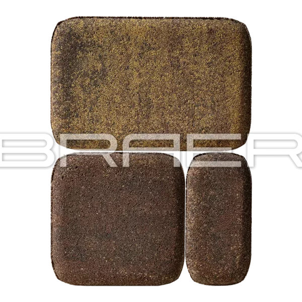 Тротуарная плитка Классико, Color Mix Мальва, 60 мм