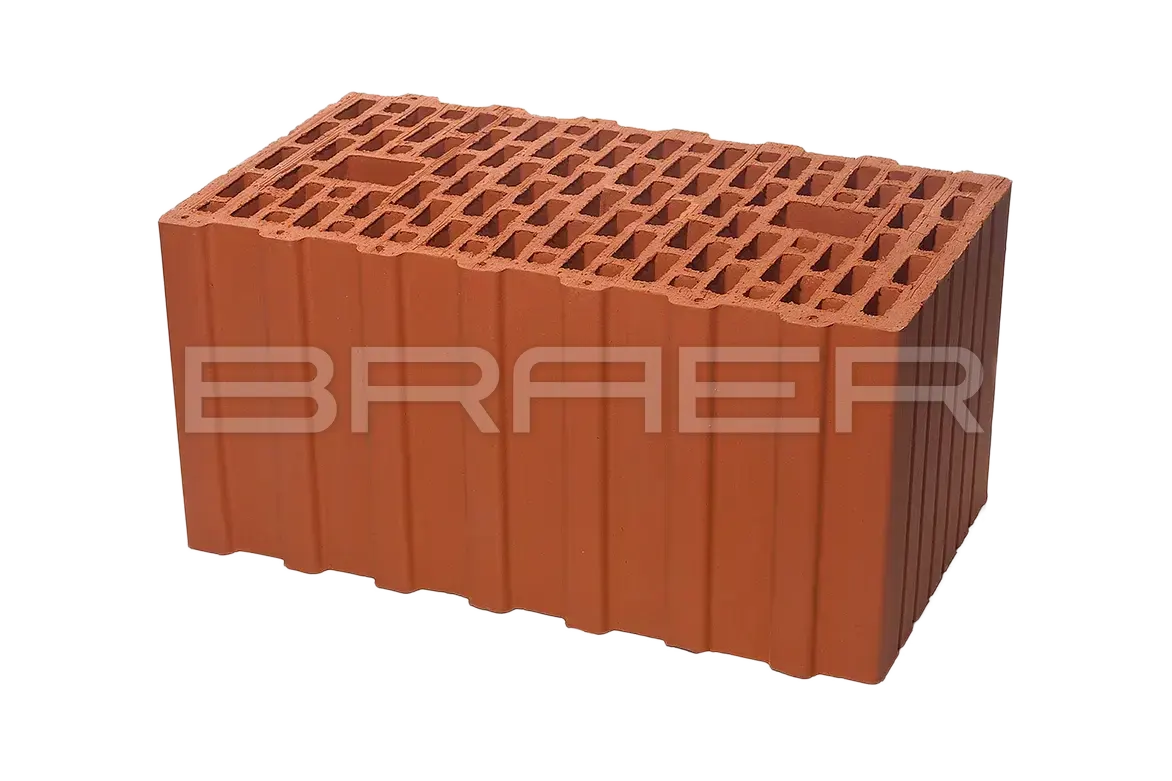 Керамические блоки BRAER Ceramic Thermo 12.4 НФ (Крупноформатный поризованный блок 44) Керамические блоки BRAER Ceramic Thermo 12.4 НФ (Крупноформатный поризованный блок 44)