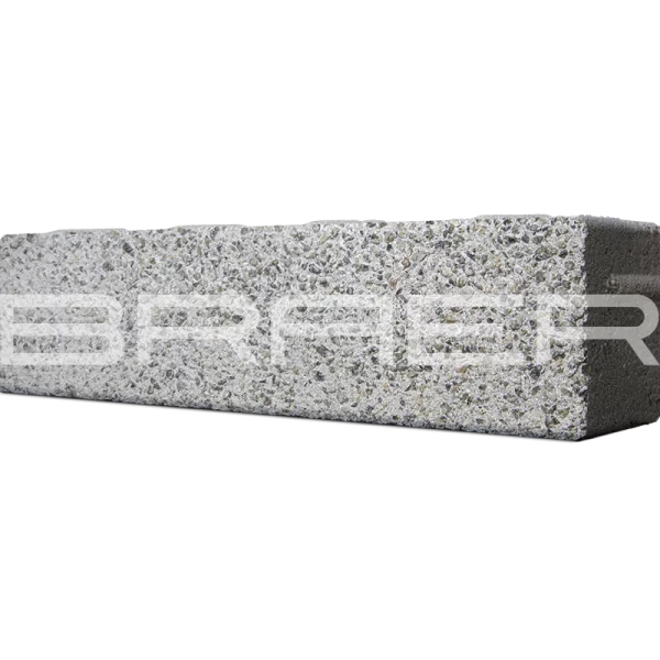 Тротуарная плитка Ригель 2.0, Гранит на сером Select, 60 мм