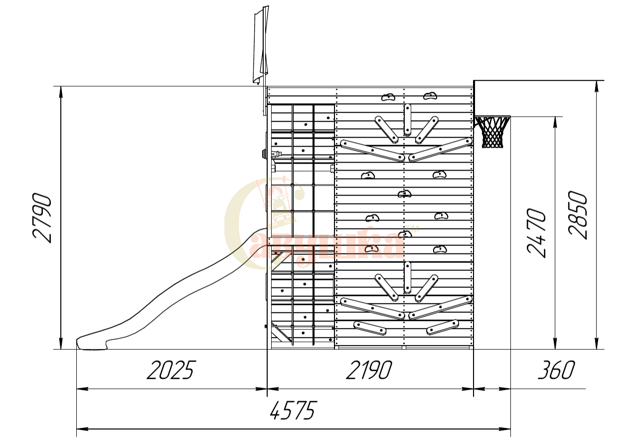 Спортивный домик Савушка База-1 Спортивный домик Савушка База-1