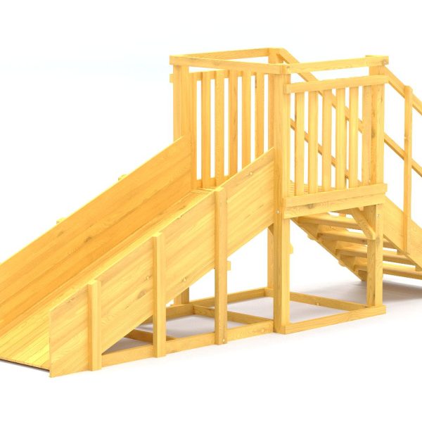 Зимняя горка Савушка Зима Wood 1